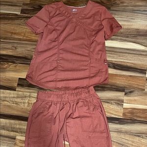 ScrubStar scrub set, Rust color, medium